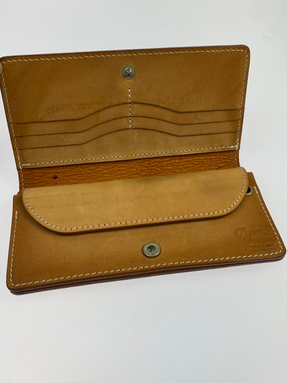 【中古品】【メンズ】 DOLCE VITA ドルチェヴィータ LEATHER LONG WALLET CAMEL レザー ロングウォレット 長財布 革 200-260512-em-13-min カラー：キャメル 万代Net店