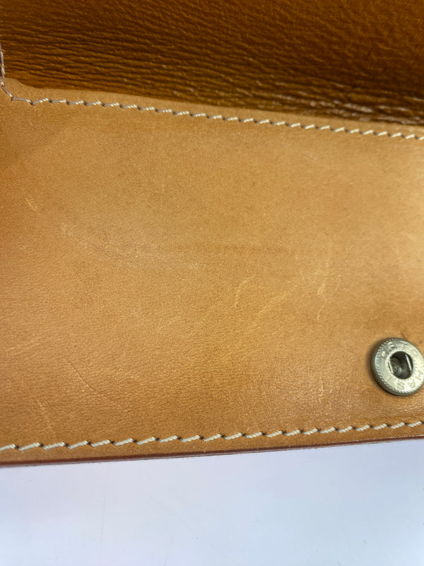 【中古品】【メンズ】 DOLCE VITA ドルチェヴィータ LEATHER LONG WALLET CAMEL レザー ロングウォレット 長財布 革 200-260512-em-13-min カラー：キャメル 万代Net店