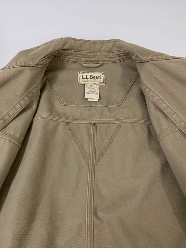 【中古品】【メンズ】 L.L.BEAN エルエルビーン WORK JACKET ワークジャケット 144-260516-zi-05-min サイズ：M カラー：ベージュ系 万代Net店