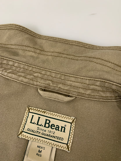 【中古品】【メンズ】 L.L.BEAN エルエルビーン WORK JACKET ワークジャケット 144-260516-zi-05-min サイズ：M カラー：ベージュ系 万代Net店
