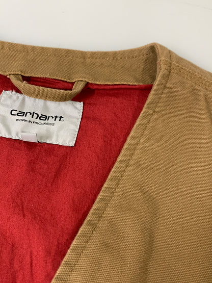 【中古品】【メンズ】 CARHARTT WIP カーハート ダブリューアイピー ARBOR VEST IO31521 アーバーベスト メンズ ベスト コットン 142-260515-em-12-min サイズ：L カラー：ブラウン 万代Net店