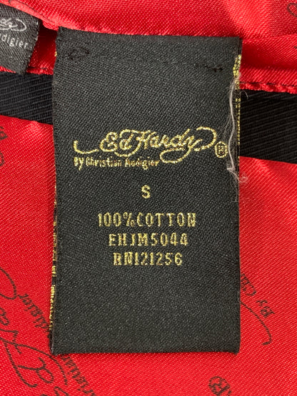 【現状渡し品】【メンズ】 ED HARDY エドハーディ フード付 テーラードジャケット 141-260516-zi-11-min サイズ：S カラー：ネイビー/オリーブ 万代Net店