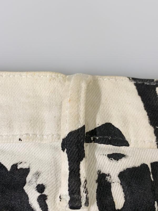 【現状渡し品】【メンズ】 USED ユーズド SEX PISTOLS PAINT PANTS パンツ 153-260516-zi-24-min サイズ：不明 カラー：ホワイト/ブラック系 万代Net店