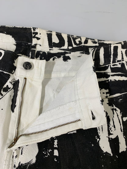 【現状渡し品】【メンズ】 USED ユーズド SEX PISTOLS PAINT PANTS パンツ 153-260516-zi-24-min サイズ：不明 カラー：ホワイト/ブラック系 万代Net店