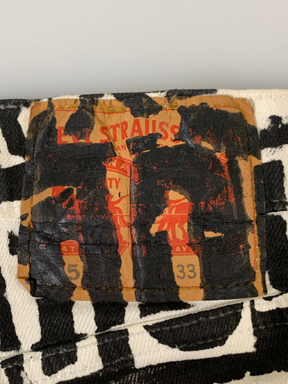 【現状渡し品】【メンズ】 USED ユーズド SEX PISTOLS PAINT PANTS パンツ 153-260516-zi-24-min サイズ：不明 カラー：ホワイト/ブラック系 万代Net店