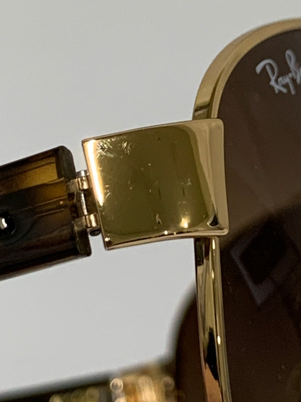 【中古品】【メンズ】 RAY-BAN レイバン メタルフレーム グラデーション サングラス RB3386 パイロットシェイプ グラデーション 67□13 203-260512-em-35-min カラー：ゴールド/ブラウン 万代Net店