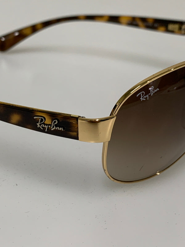 【中古品】【メンズ】 RAY-BAN レイバン メタルフレーム グラデーション サングラス RB3386 パイロットシェイプ グラデーション 67□13 203-260512-em-35-min カラー：ゴールド/ブラウン 万代Net店