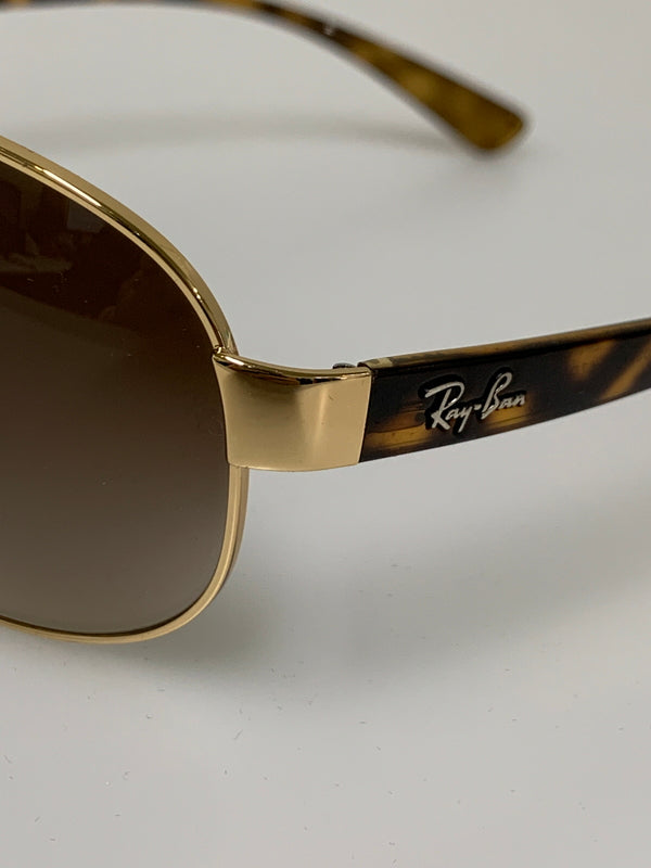 【中古品】【メンズ】 RAY-BAN レイバン メタルフレーム グラデーション サングラス RB3386 パイロットシェイプ グラデーション 67□13 203-260512-em-35-min カラー：ゴールド/ブラウン 万代Net店
