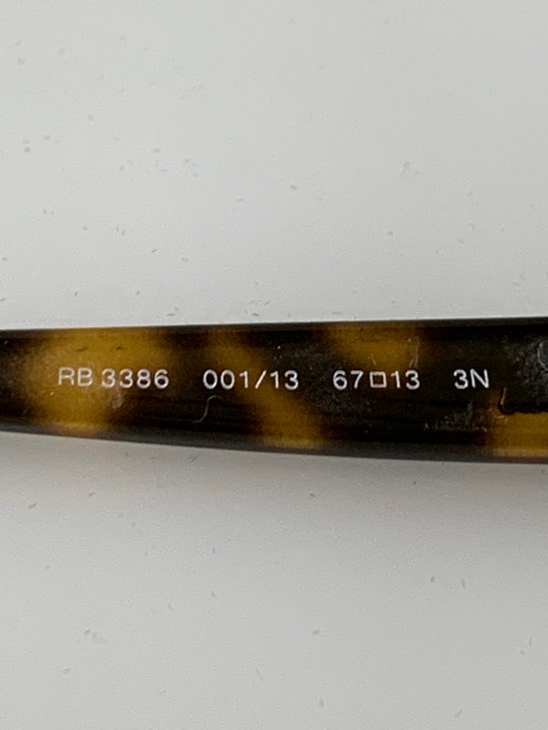 【中古品】【メンズ】 RAY-BAN レイバン メタルフレーム グラデーション サングラス RB3386 パイロットシェイプ グラデーション 67□13 203-260512-em-35-min カラー：ゴールド/ブラウン 万代Net店