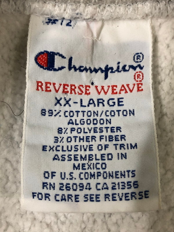 【中古品】【メンズ】 CHAMPION チャンピオン 90S メキシコ製 MONTANA REVERSE WEAVE SWEAT SHIRT 90年代 モンタナ リバースウィーブ スウェットシャツ メンズ トップス 146-260512-em-47-min サイズ：XXL カラー：ライトグレー 万代Net店