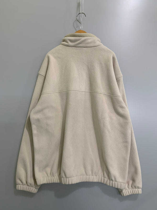 【中古品】【メンズ】 MARITHE FRANCOIS BIRBAUD マリテフランソワジルボー CLASSUC LOGO HALF NECK FLEECE SWEATSHIRT ハーフネックフリーススウェットシャツ 141-260516-zi-22-min サイズ：L カラー：ベージュ 万代Net店