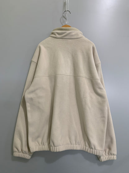 【中古品】【メンズ】 MARITHE FRANCOIS BIRBAUD マリテフランソワジルボー CLASSUC LOGO HALF NECK FLEECE SWEATSHIRT ハーフネックフリーススウェットシャツ 141-260516-zi-22-min サイズ：L カラー：ベージュ 万代Net店