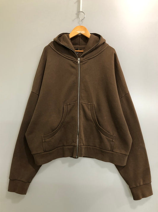 【中古品】【メンズ】 ENTIRE STUDIOS エンタイアスタジオ ETERNAL ZIP SOOL ES2202 エターナル ジップ スート ジップアップジャケット メンズ フーディー 140-260512-em-45-min サイズ：L カラー：ブラウン 万代Net店