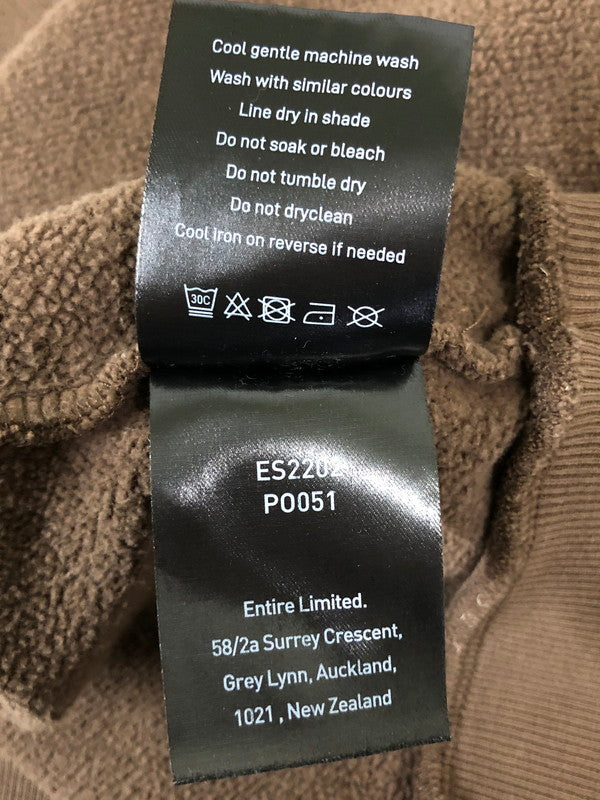 【中古品】【メンズ】 ENTIRE STUDIOS エンタイアスタジオ ETERNAL ZIP SOOL ES2202 エターナル ジップ スート ジップアップジャケット メンズ フーディー 140-260512-em-45-min サイズ：L カラー：ブラウン 万代Net店
