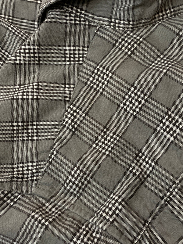 【中古品】【メンズ】 SUPREME シュプリーム LUMBERJACK HOUND STOOTH FLANNEL SHIRT ランバージャック ハウンドトゥース フランネル シャツ メンズ トップス 長袖 149-260521-em-24-min サイズ：M カラー：グレー系（チェック柄） 万代Net店