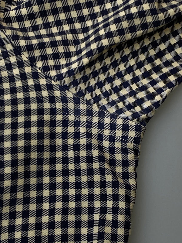 【中古品】【メンズ】 RALPH LAUREN ラルフローレン GINGHAM CHECK BUTTON DOWN SHIRT 90S ギンガムチェック ボタンダウンシャツ 90年代 ヴィンテージ メンズ 長袖シャツ 146-260521-em-23-min サイズ：M カラー：ネイビー系（ギンガムチェック） 万代Net店
