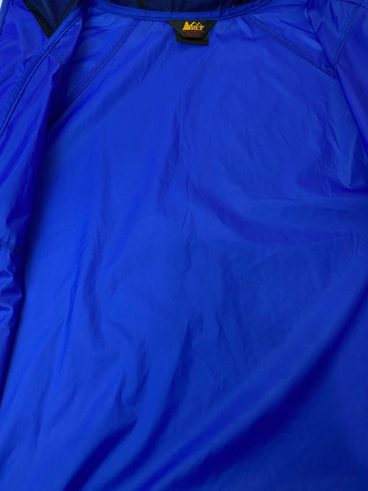 【中古品】【メンズ】 REI アールイーアイ NYLON JACKET BLUE 90S ナイロンジャケット 90年代 ヴィンテージ メンズ アウター ヴィンテージ 144-260521-em-40-min サイズ：M カラー：ブルー 万代Net店