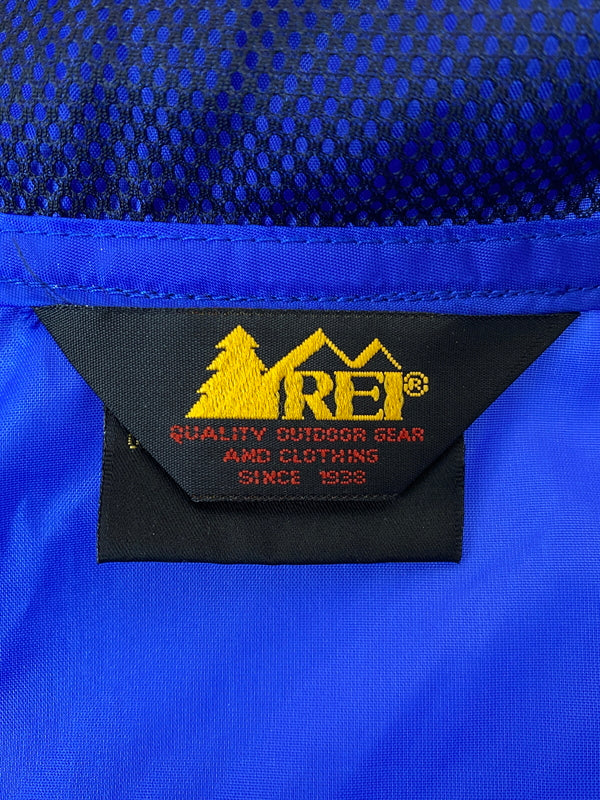 【中古品】【メンズ】 REI アールイーアイ NYLON JACKET BLUE 90S ナイロンジャケット 90年代 ヴィンテージ メンズ アウター ヴィンテージ 144-260521-em-40-min サイズ：M カラー：ブルー 万代Net店