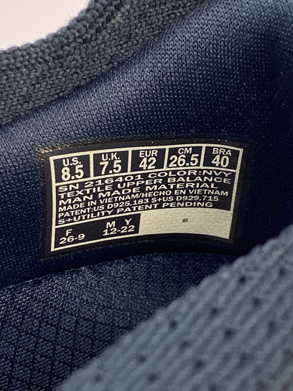 【中古品】【メンズ】 SKECHERS スケッチャーズ GO WALK MASSAGE FIT ゴーウォーク マッサージ フィット スニーカー 靴 163-260519-yn-05-min サイズ：26.5cm カラー：ネイビー 万代Net店