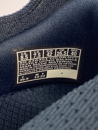 【中古品】【メンズ】 SKECHERS スケッチャーズ GO WALK MASSAGE FIT ゴーウォーク マッサージ フィット スニーカー 靴 163-260519-yn-05-min サイズ：26.5cm カラー：ネイビー 万代Net店