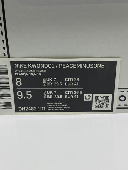 【中古品】【メンズ/レディース】 NIKE ナイキ × PEACEMINUSONE ピースマイナスワン DH2482-101 KWONDO 1 靴 シューズ スニーカー 160-260517-AS-19-min サイズ：26cm カラー：WHITE/BLACK-BLACK 万代Net店