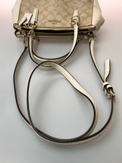 【中古品】【レディース】 COACH コーチ 2WAY SHOULDER BAG F58290 ツーウェイ ショルダーバッグ レディーズ カバン シグネチャー ハンドバック 180-260519-em-23-min カラー：ベージュ系 万代Net店