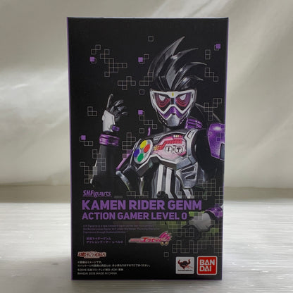 【中古品】 S.H.Figuarts 仮面ライダーゲンム アクションゲーマー レベル0 ライダー 戦隊 特撮 フィギュア フィギュアーツ バンダイ 042-260527-em-10-min 万代Net店