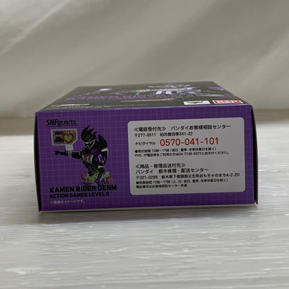 【中古品】 S.H.Figuarts 仮面ライダーゲンム アクションゲーマー レベル0 ライダー 戦隊 特撮 フィギュア フィギュアーツ バンダイ 042-260527-em-10-min 万代Net店