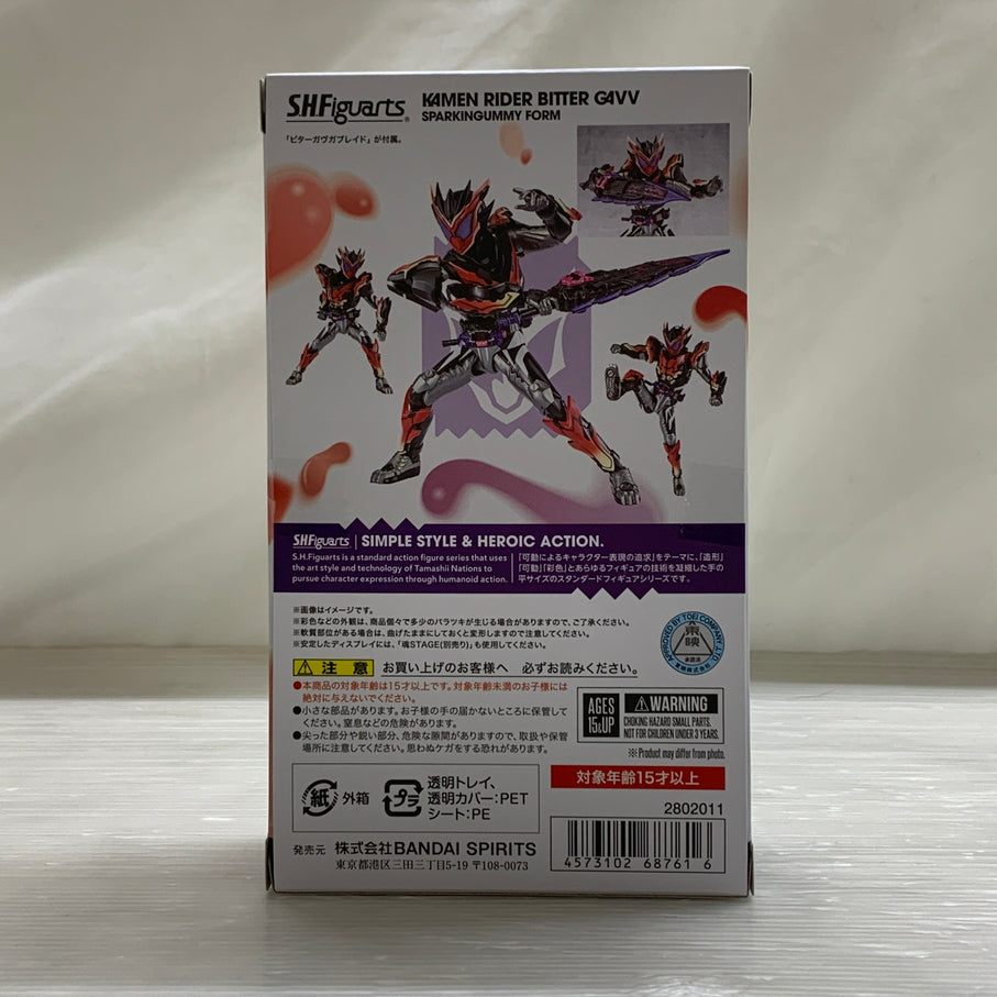 【中古品】 S.H.Figuarts 仮面ライダービターガヴ スパーキングミフォーム ライダー 戦隊 特撮 フィギュア フィギュアーツ バンダイ 042-260527-em-16-min 万代Net店