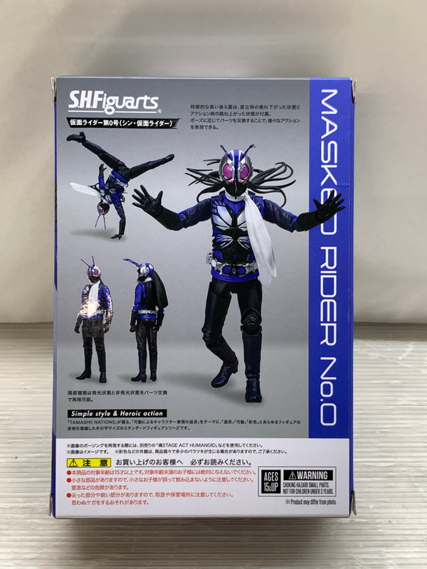 【中古品】 S.H.Figuarts シン・仮面ライダー 仮面ライダー第0号 フィギュアーツ バンダイ 魂ウェブ商店 フィギュア 仮面ライダー第０号 042-260918-em-16-min 万代Net店