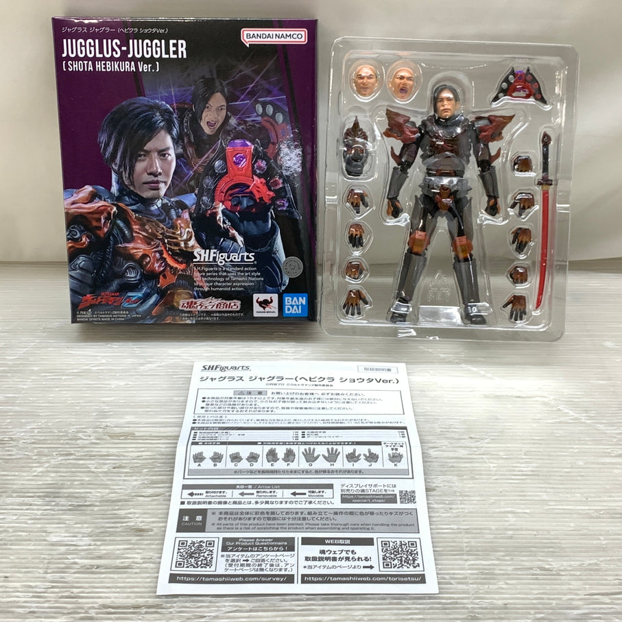 【現状渡し品】 S.H.Figuarts ジャグラス ジャグラー(ヘビクラショウタVer.) 「ウルトラマンZ」 魂ウェブ商店限定 フィギュアーツ バンダイナムコ フィギュア 044-260924-em-11-min 万代Net店