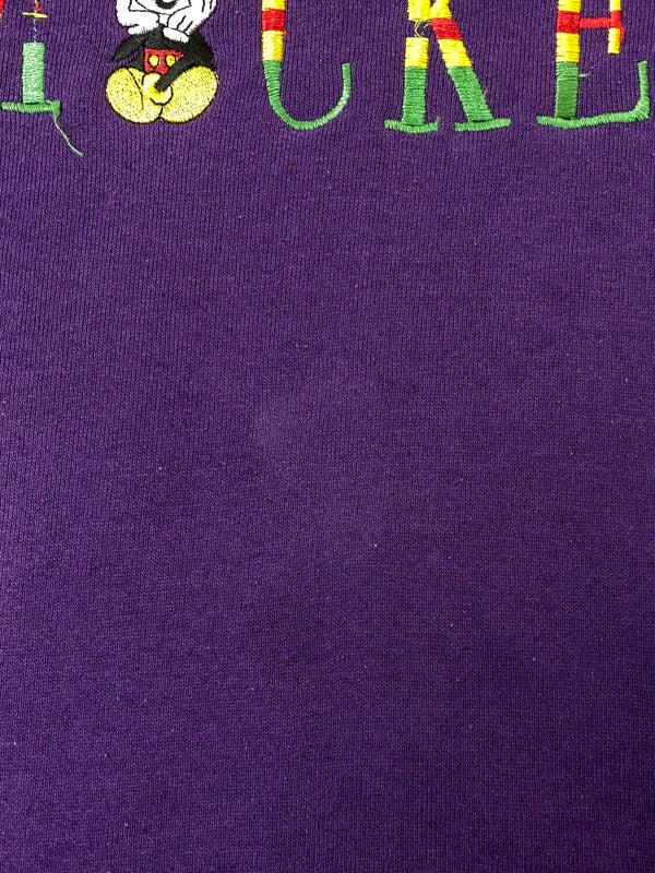 【中古品】【メンズ】 USED ユーズド 90's MICKEY SWEATSHIRT 90年代 スウェットシャツ トレーナー トップス 146-260715-yn-22-min サイズ：表記なし 下記参照 カラー：パープル 万代Net店
