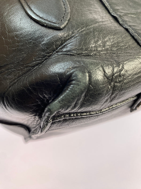 【現状渡し品】【レディース】 POMTATA ポンタタ LEATHER IN VINE BAG BLACK ポンタタ レザー イン バイン バッグ ハンドバッグ カバン 188-260521-em-14-min カラー：ブラック 万代Net店