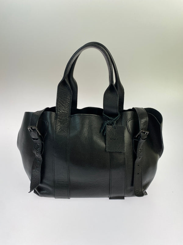 【現状渡し品】【レディース】 POMTATA ポンタタ LEATHER IN VINE BAG BLACK ポンタタ レザー イン バイン バッグ ハンドバッグ カバン 188-260521-em-14-min カラー：ブラック 万代Net店