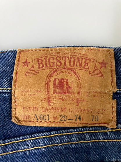 【現状渡し品】【メンズ】 BIG STONE ビッグストーン DENIM PANTS A601 デニムパンツ メンズ ヴィンテージ ボトムス ジーンズ ジーパン 157-260720-em-20-min サイズ：W29 カラー：インディゴ 万代Net店