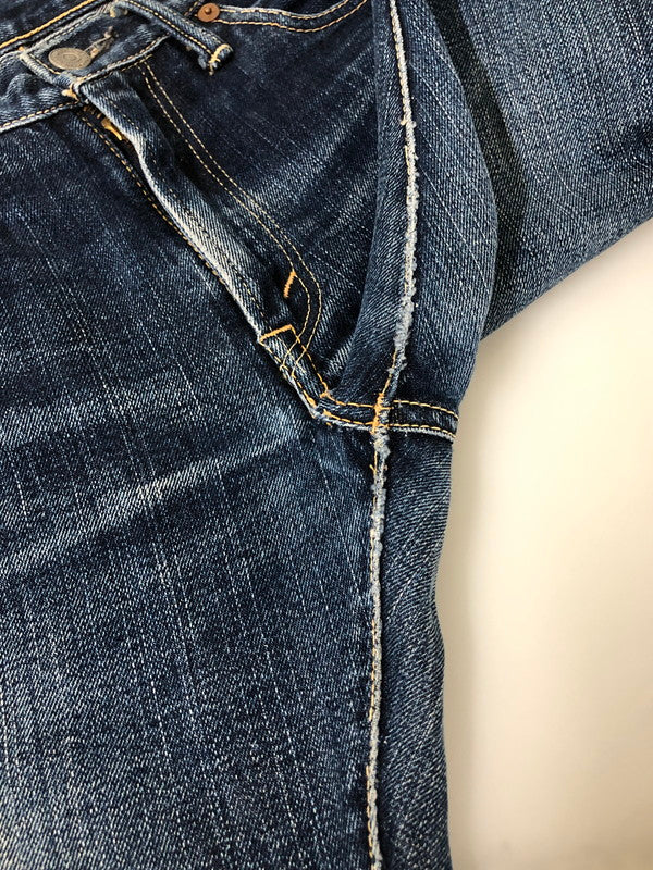 【中古品】【メンズ】 THE FLAT HEAD ザフラットヘッド 3001 DENIM PANTS デニムパンツ ボトムス 156-260520-AS-22-min サイズ：W29L36 カラー：インディゴ 万代Net店