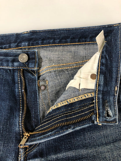 【中古品】【メンズ】 THE FLAT HEAD ザフラットヘッド 3001 DENIM PANTS デニムパンツ ボトムス 156-260520-AS-22-min サイズ：W29L36 カラー：インディゴ 万代Net店