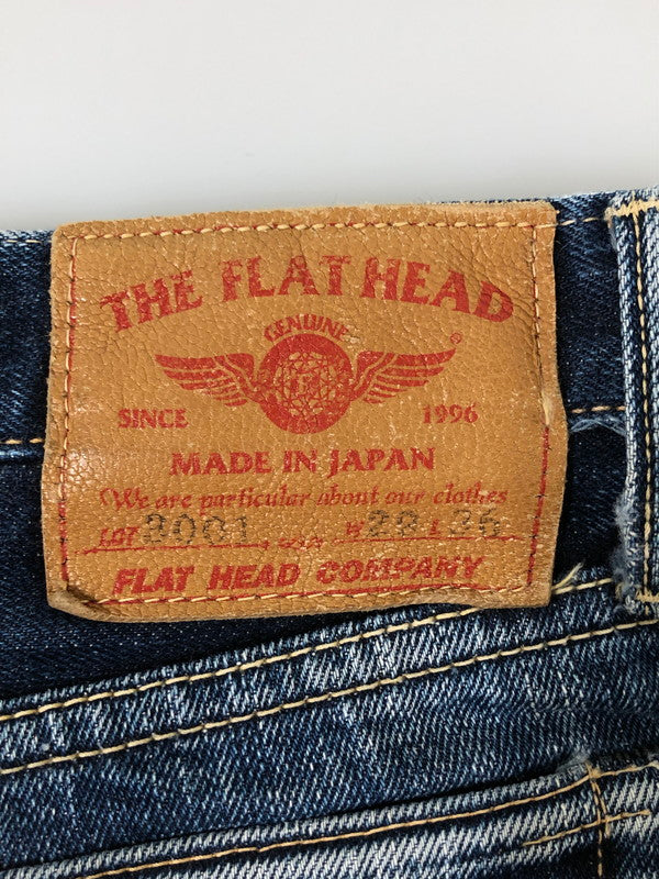 【中古品】【メンズ】 THE FLAT HEAD ザフラットヘッド 3001 DENIM PANTS デニムパンツ ボトムス 156-260520-AS-22-min サイズ：W29L36 カラー：インディゴ 万代Net店