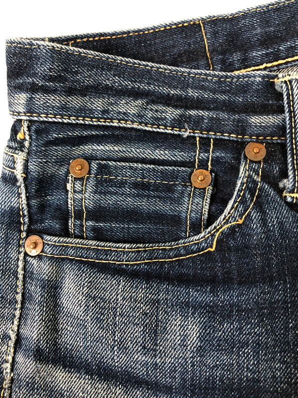 【中古品】【メンズ】 THE FLAT HEAD ザフラットヘッド 3001 DENIM PANTS デニムパンツ ボトムス 156-260520-AS-22-min サイズ：W29L36 カラー：インディゴ 万代Net店