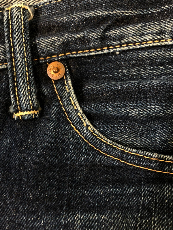 【中古品】【メンズ】 THE FLAT HEAD ザフラットヘッド 3001 DENIM PANTS デニムパンツ ボトムス 156-260520-AS-22-min サイズ：W29L36 カラー：インディゴ 万代Net店