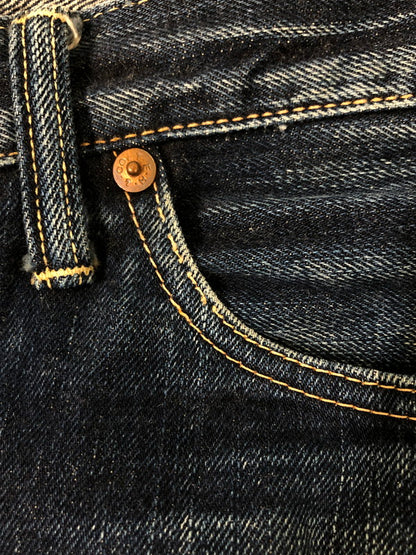 【中古品】【メンズ】 THE FLAT HEAD ザフラットヘッド 3001 DENIM PANTS デニムパンツ ボトムス 156-260520-AS-22-min サイズ：W29L36 カラー：インディゴ 万代Net店