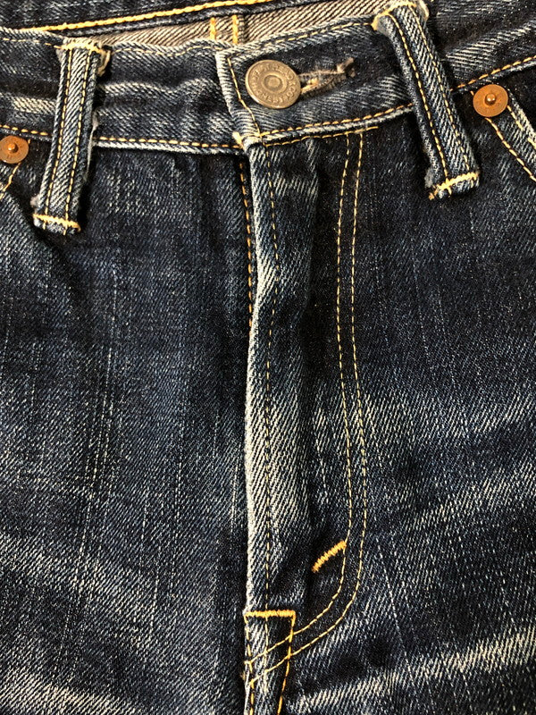 【中古品】【メンズ】 THE FLAT HEAD ザフラットヘッド 3001 DENIM PANTS デニムパンツ ボトムス 156-260520-AS-22-min サイズ：W29L36 カラー：インディゴ 万代Net店
