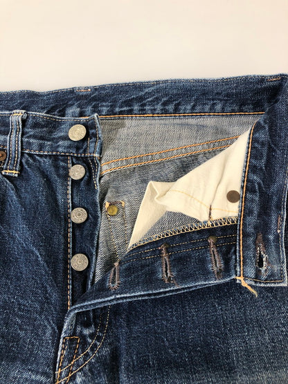 【中古品】【メンズ】 JOE MCCOY ジョーマッコイ 906 DENIM PANTS デニムパンツ ボトムス 156-260520-AS-20-min サイズ：W28 L不鮮明 カラー：インディゴ 万代Net店