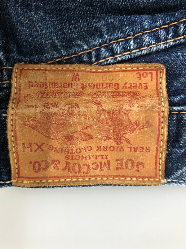 【中古品】【メンズ】 JOE MCCOY ジョーマッコイ 906 DENIM PANTS デニムパンツ ボトムス 156-260520-AS-20-min サイズ：W28 L不鮮明 カラー：インディゴ 万代Net店