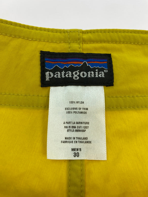 【中古品】【メンズ】 PATAGONIA パタゴニア SWIM SHORTS スイムショーツ 155-260523-zi-42-min サイズ：30 カラー：イエロー 万代Net店