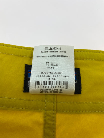【中古品】【メンズ】 PATAGONIA パタゴニア SWIM SHORTS スイムショーツ 155-260523-zi-42-min サイズ：30 カラー：イエロー 万代Net店