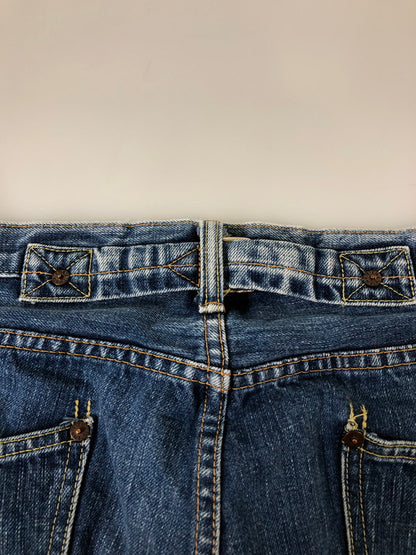 【現状渡し品】【メンズ】 TENDERLOIN テンダーロイン CHINCHBACK STRAIGHT DENIM PANTS デニム パンツ メンズ ボトムス ジーンズ ジーパン 153-260512-em-53-min カラー：インディゴブルー 万代Net店