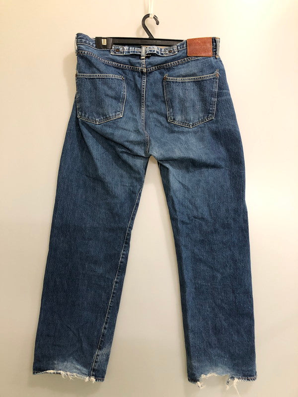 【現状渡し品】【メンズ】 TENDERLOIN テンダーロイン CHINCHBACK STRAIGHT DENIM PANTS デニム パンツ メンズ ボトムス ジーンズ ジーパン 153-260512-em-53-min カラー：インディゴブルー 万代Net店