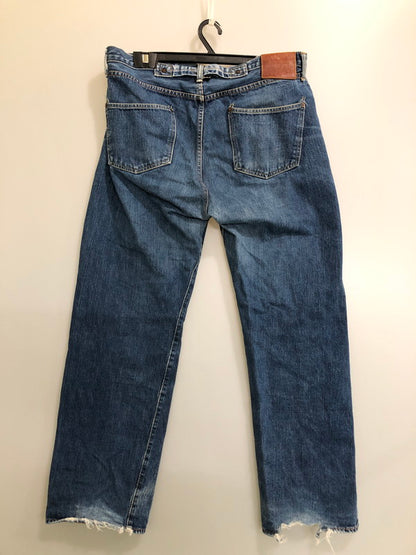 【現状渡し品】【メンズ】 TENDERLOIN テンダーロイン CHINCHBACK STRAIGHT DENIM PANTS デニム パンツ メンズ ボトムス ジーンズ ジーパン 153-260512-em-53-min カラー：インディゴブルー 万代Net店