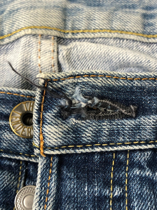 【現状渡し品】【メンズ】 TENDERLOIN テンダーロイン CHINCHBACK STRAIGHT DENIM PANTS デニム パンツ メンズ ボトムス ジーンズ ジーパン 153-260512-em-53-min カラー：インディゴブルー 万代Net店